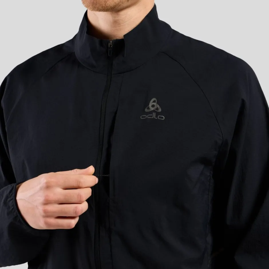 Jassen & Vesten < Odlo Zeroweight Hardloopjack 2.0 Heren - zwart
