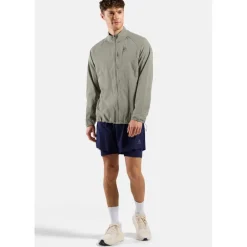 Jassen & Vesten < Odlo Zeroweight Hardoopjack 2.0 Heren - agate gray