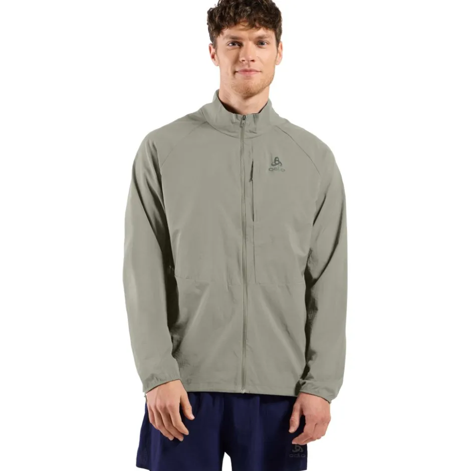 Jassen & Vesten < Odlo Zeroweight Hardoopjack 2.0 Heren - agate gray
