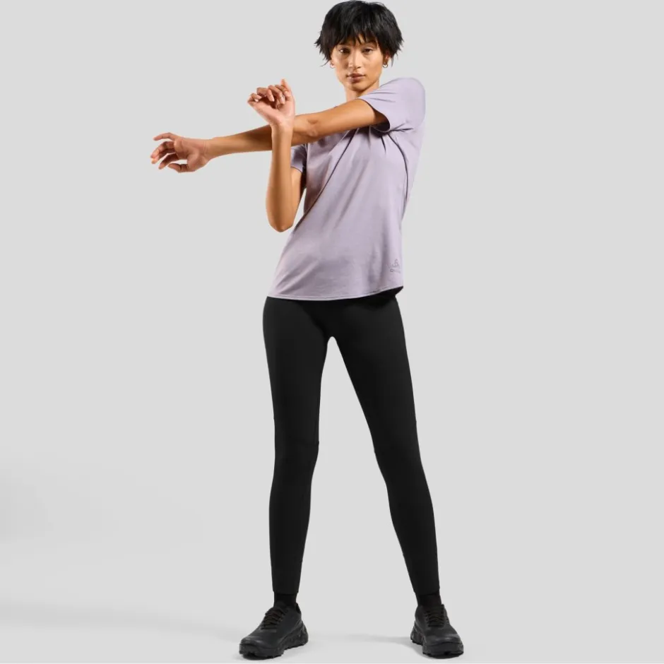 Broeken & Rokken < Odlo Zeroweight Hardloop-Tight Dae - zwart - zwart