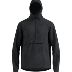 Odlo Zeroweight Hyper Print Hardloopanorak met capuchon voor heren - black