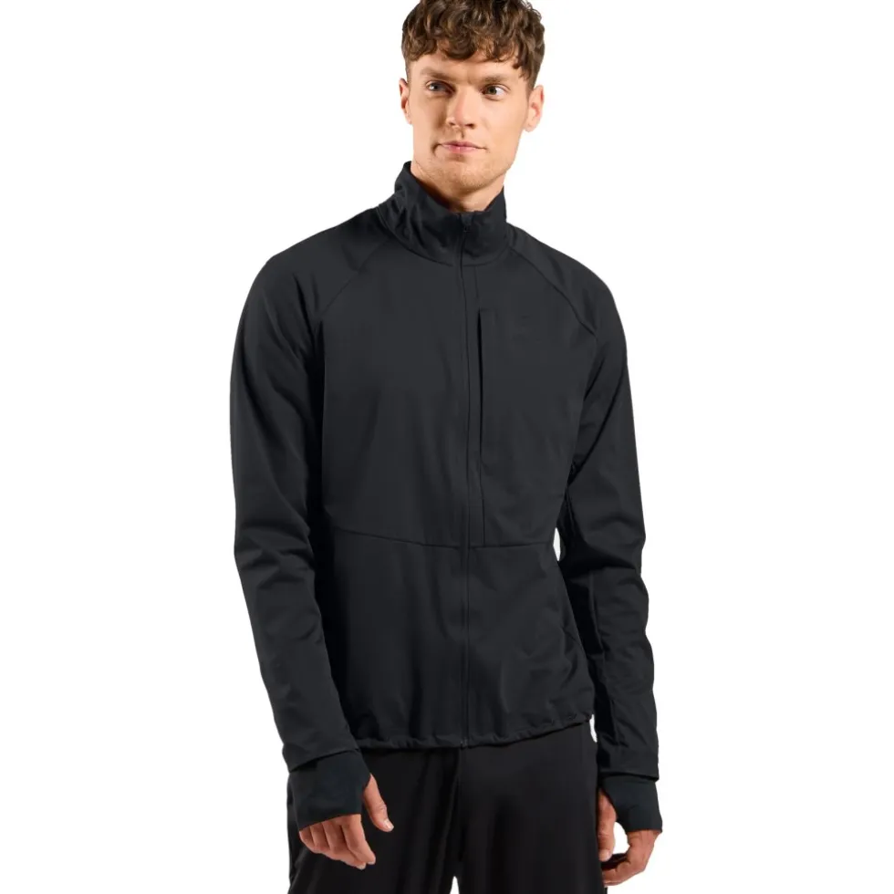Odlo Zeroweight Pro Warm Hardloopjack 2.0 Heren - zwart