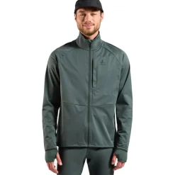 Odlo Zeroweight Pro Warm Reflecterend Hardloopjack 2.0 Heren - urban chic
