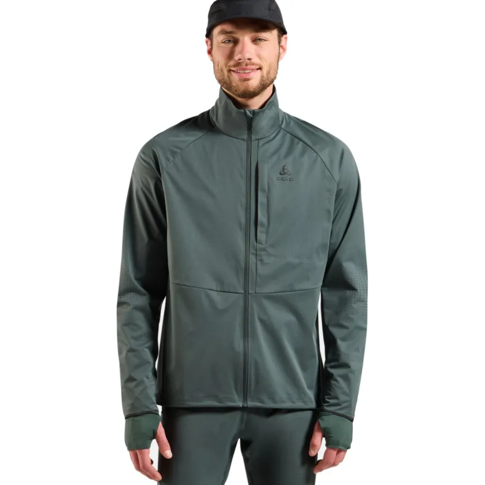 Odlo Zeroweight Pro Warm Reflecterend Hardloopjack 2.0 Heren - urban chic