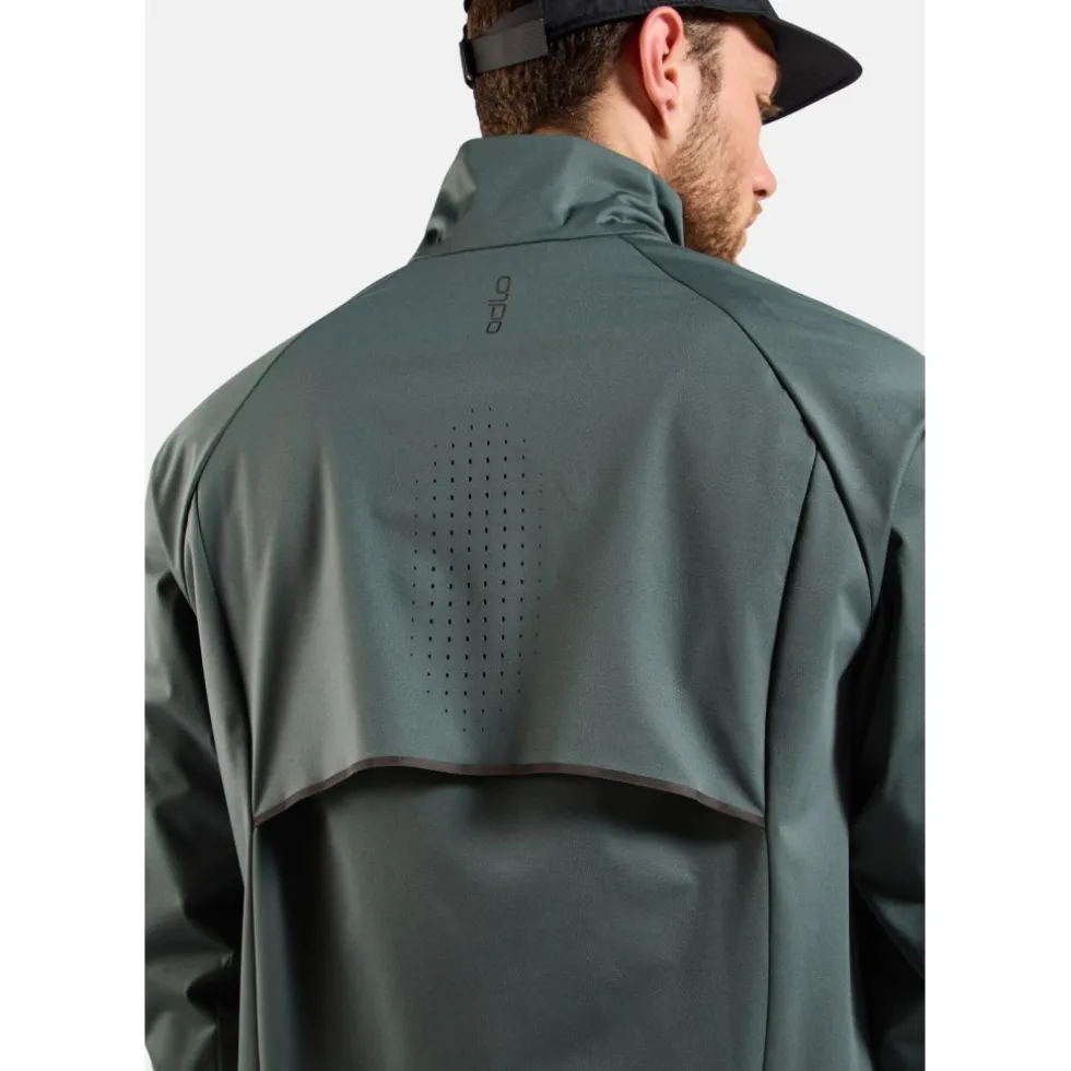 Odlo Zeroweight Pro Warm Reflecterend Hardloopjack 2.0 Heren - urban chic