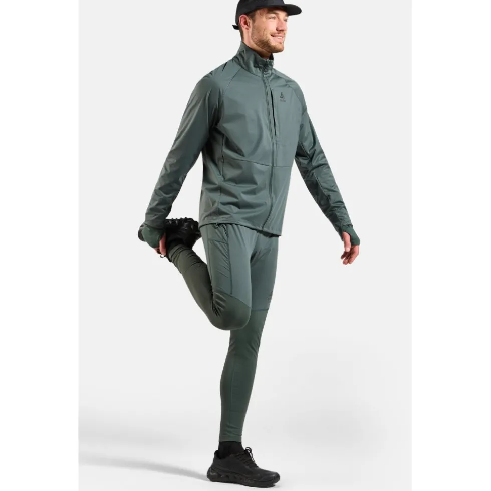Odlo Zeroweight Pro Warm Reflecterend Hardloopjack 2.0 Heren - urban chic