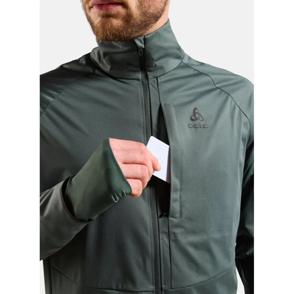 Odlo Zeroweight Pro Warm Reflecterend Hardloopjack 2.0 Heren - urban chic