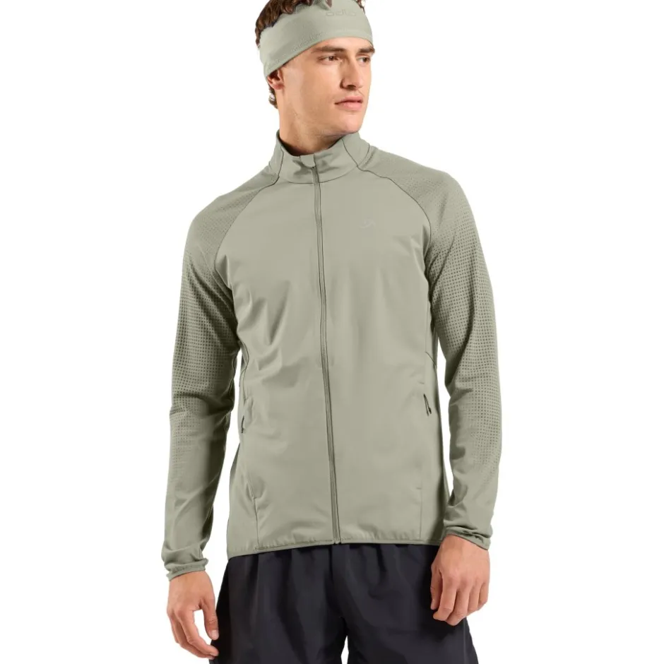 Jassen & Vesten < Odlo Zeroweight War Hybride Hardloopjack 2.0 Heren - shadow