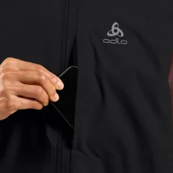 Odlo Zeroweight Warm Softshell Hardloopgilet 2.0 Heren - zwart
