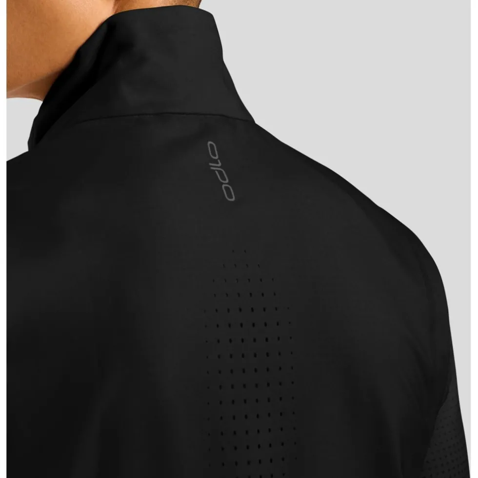 Odlo Zeroweight Warm Softshell Hardloopgilet 2.0 Heren - zwart