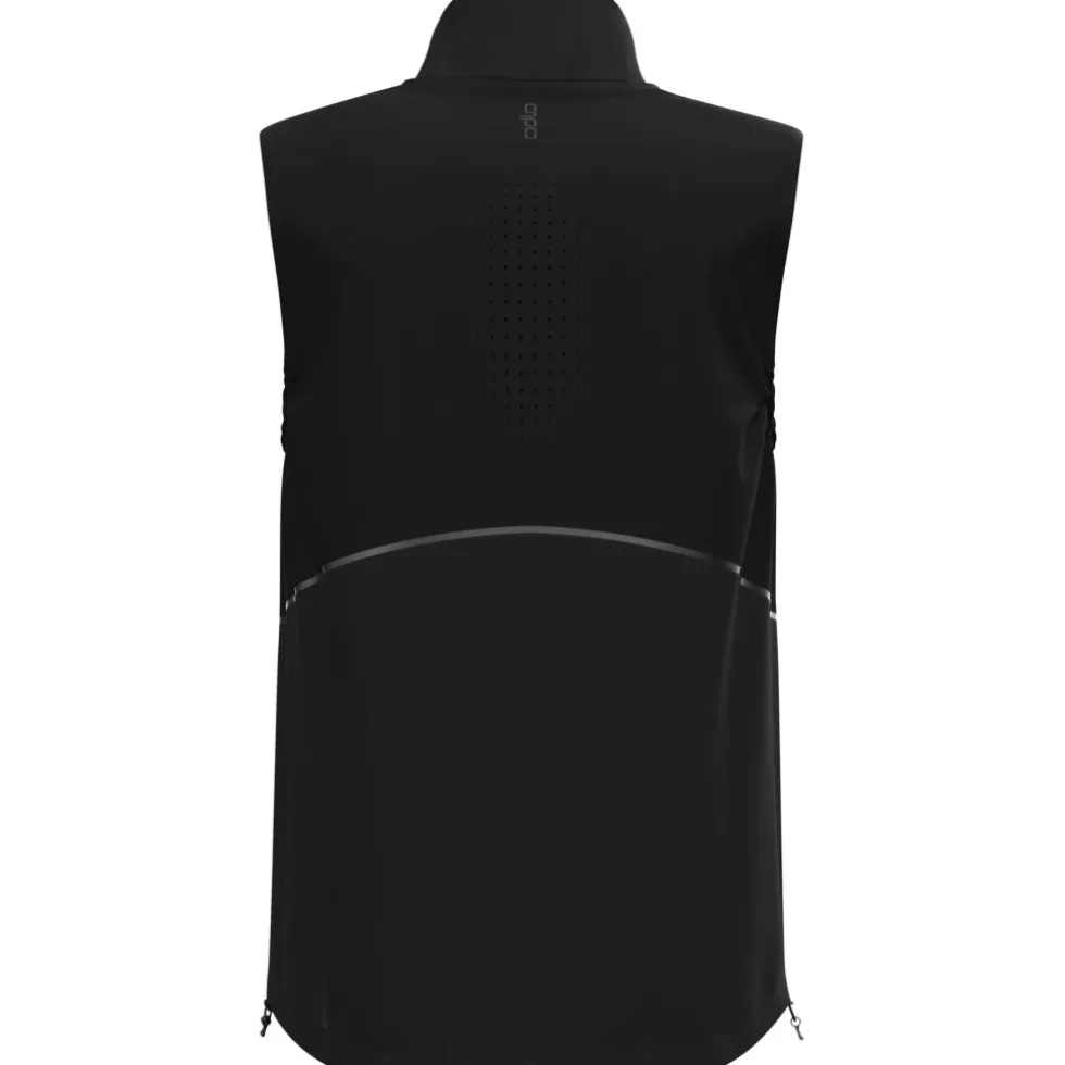 Odlo Zeroweight Warm Softshell Hardloopgilet 2.0 Heren - zwart