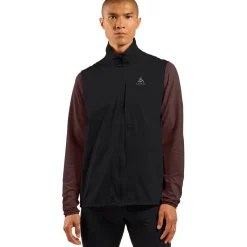 Odlo Zeroweight Warm Softshell Hardloopgilet 2.0 Heren - zwart