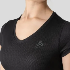 Odlo Active Everyday V-Neck Hemd met Korte Mouwen Dames - Set van 2 - zwart