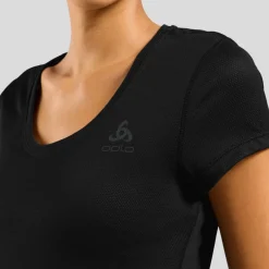 Ondershirts < Odlo Active F-Dry Light Hed et Korte ouwen Dae - zwart