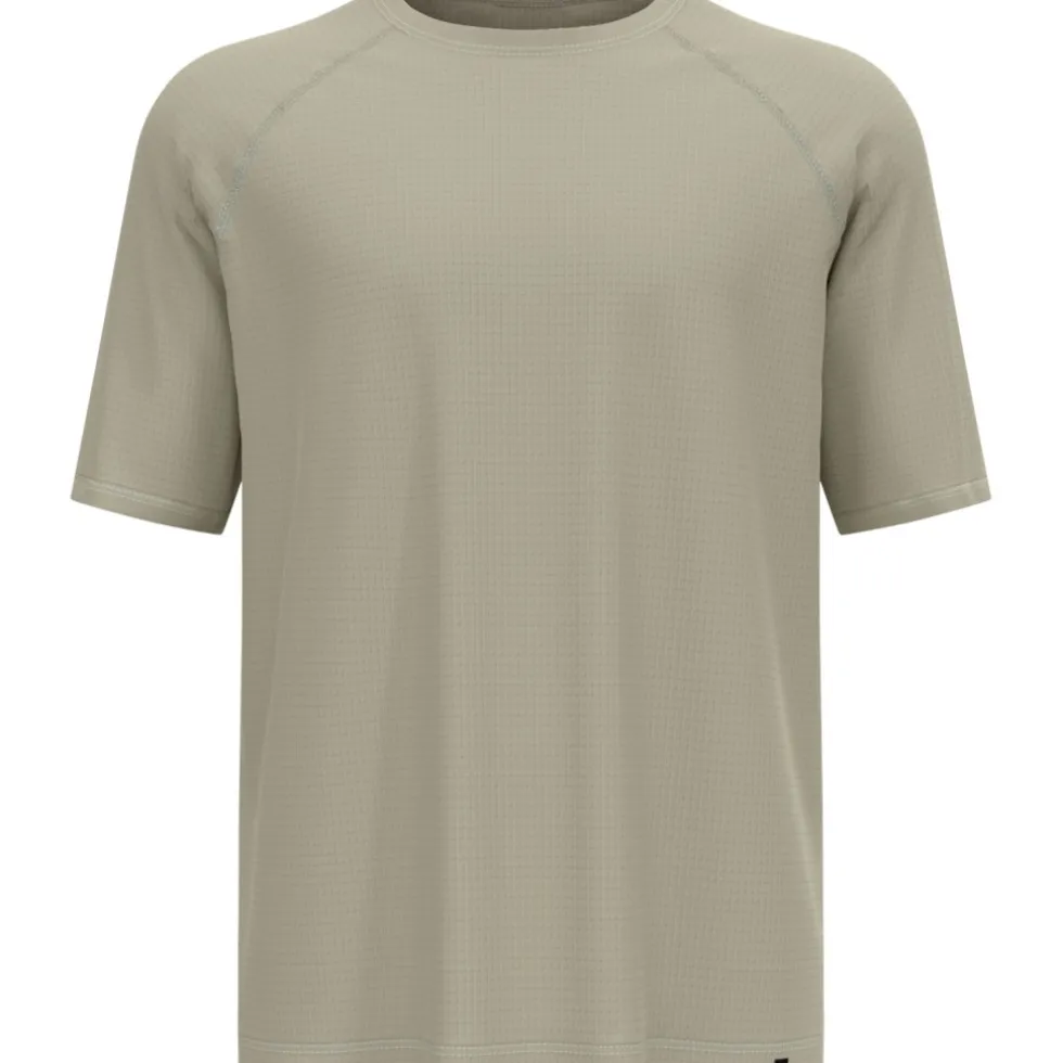 Odlo Ascent Merino-Blend Waffle T-Shirt Heren - agate gray