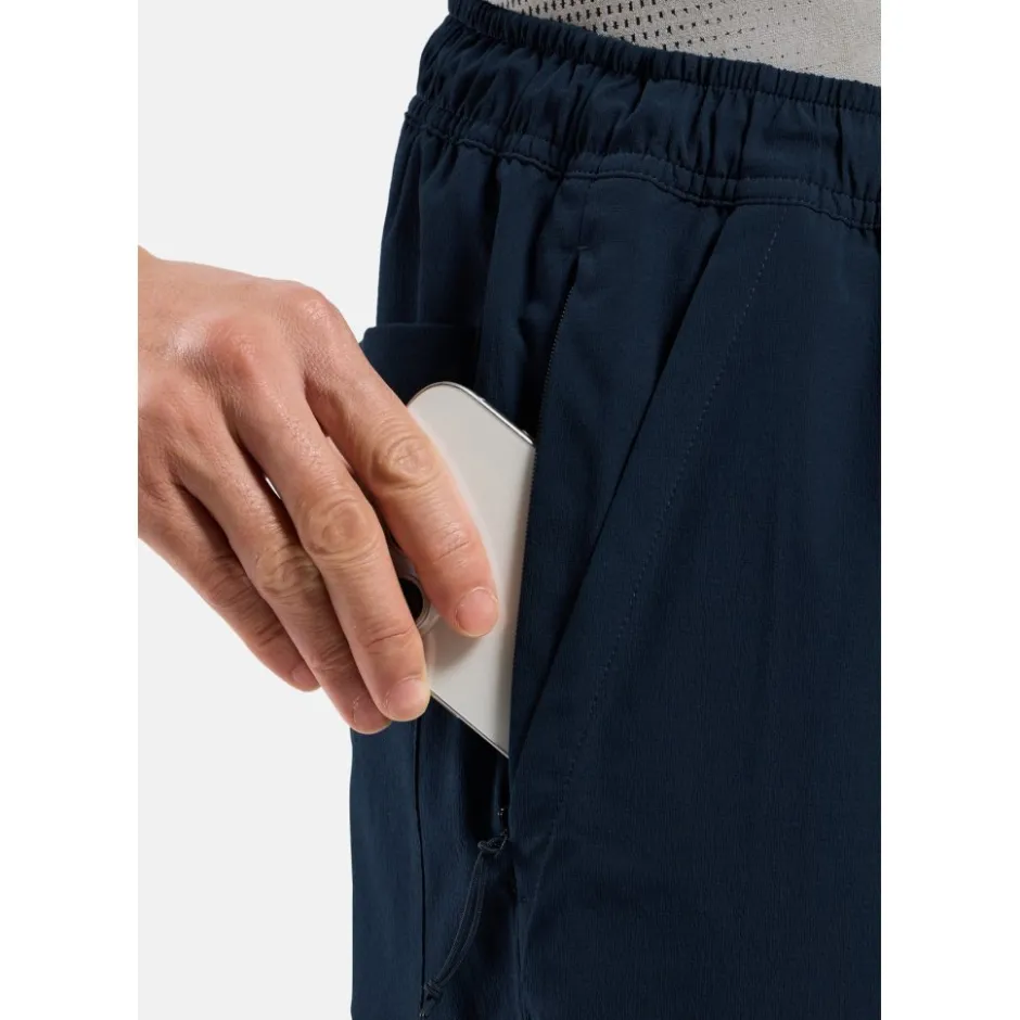Broeken & Rokken < Odlo Acent Utraichte Toeopende 7/8 Riptopbroek Heren - dark apphire