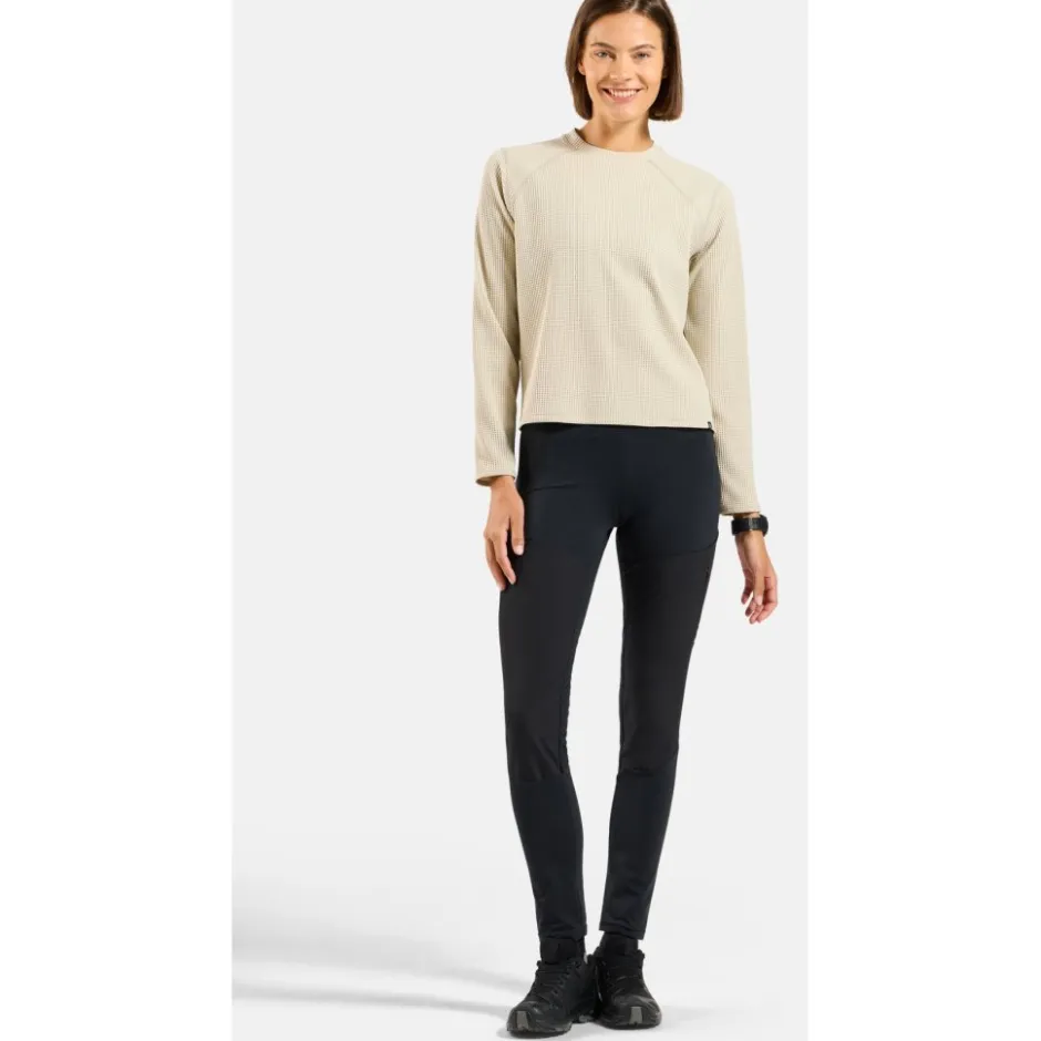 Shirts & Midlayers < Odlo Cubic Mutiport Mid ayer met Ronde Ha Dame - agate gray