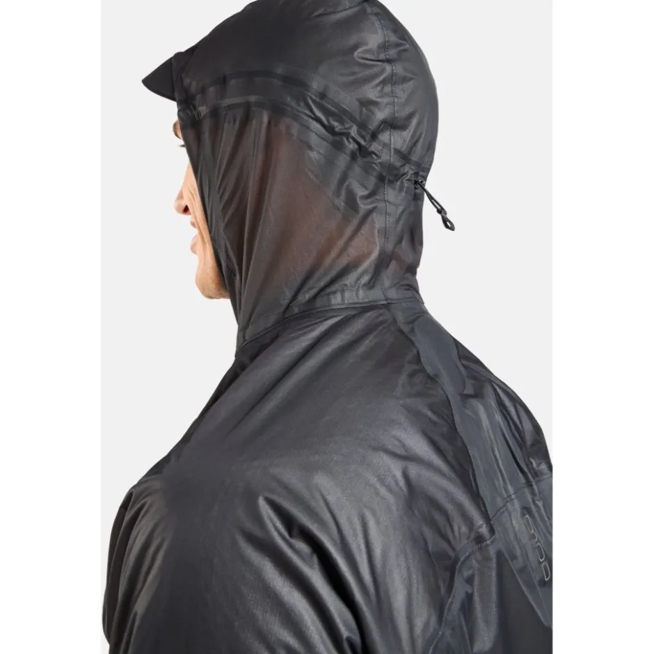 Jassen & Vesten < Odlo Dua Dry Waterdicht Geïoeerd Hardoopjack Heren - zwart