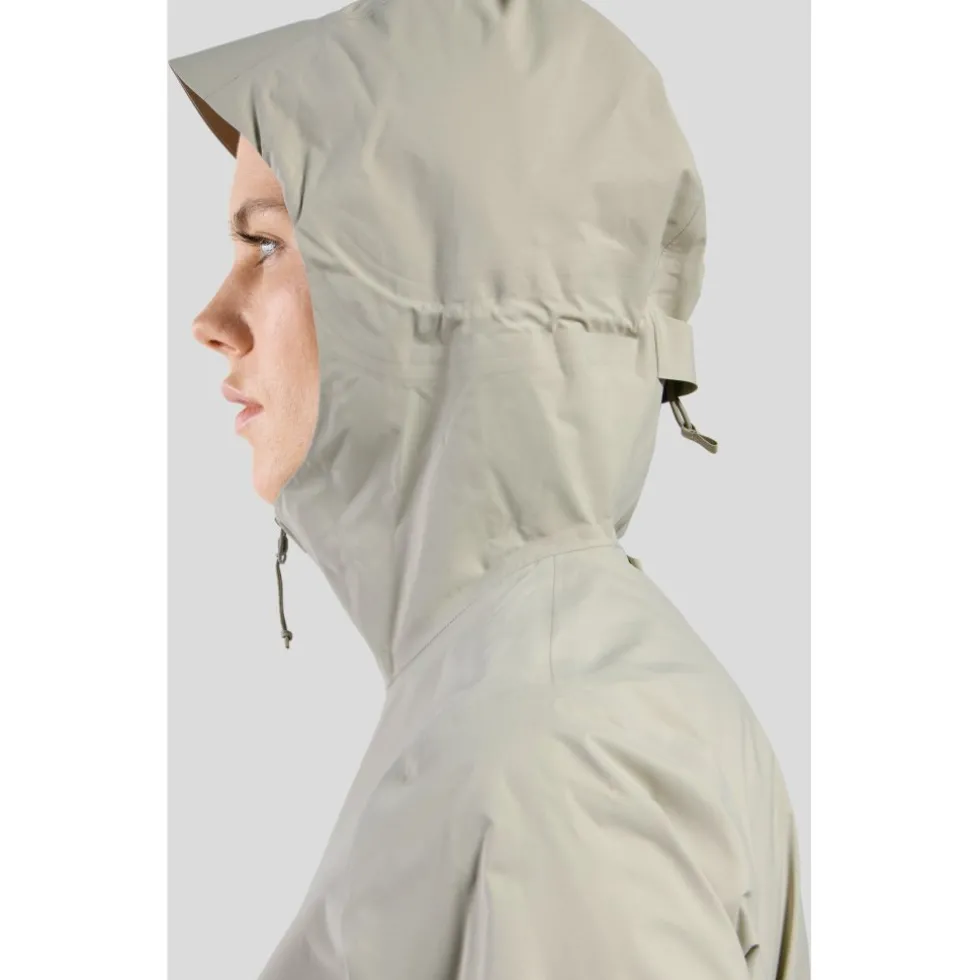 Odlo Essentials 2.5L Waterproof Hardshell Jack Dames - agate gray
