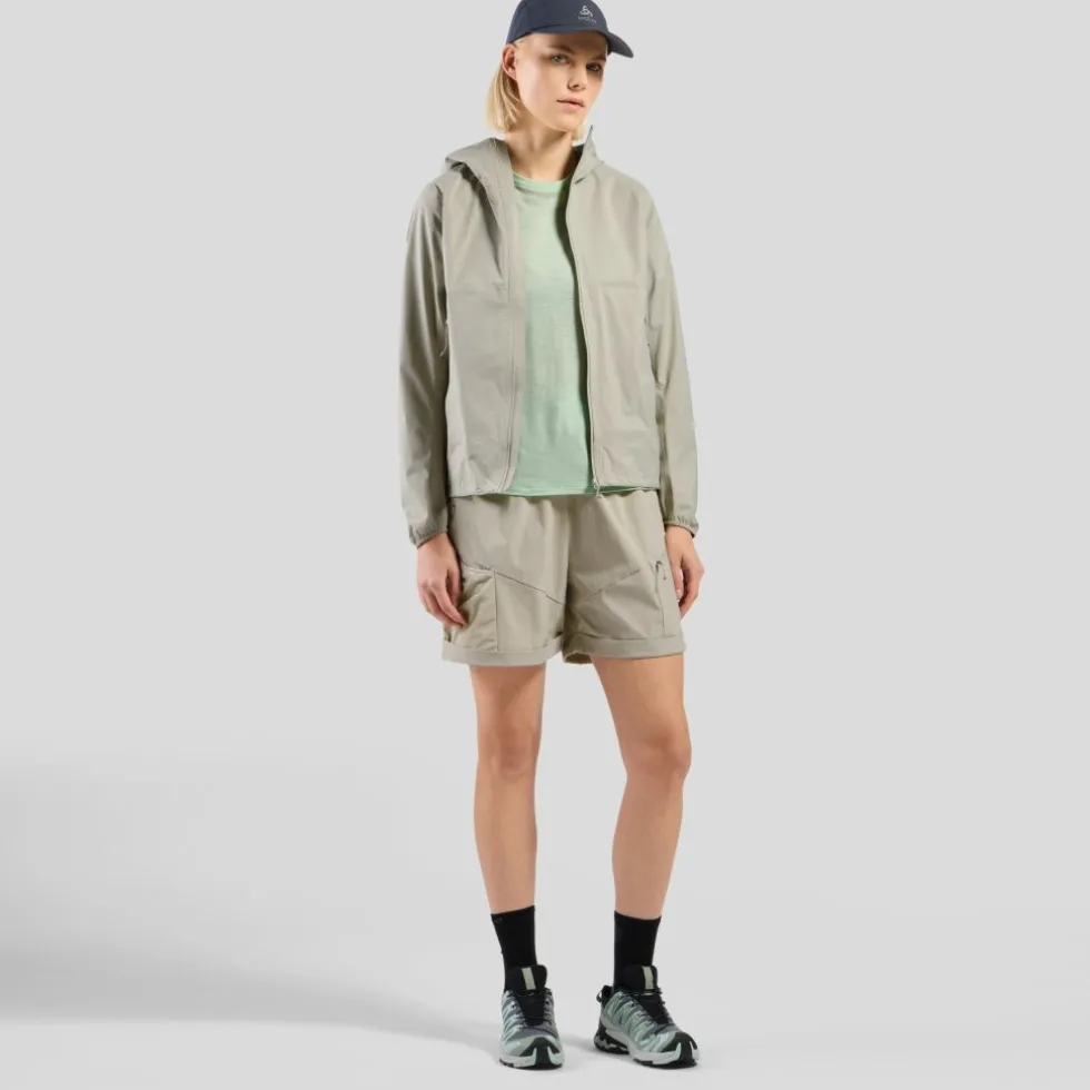 Odlo Essentials 2.5L Waterproof Hardshell Jack Dames - agate gray