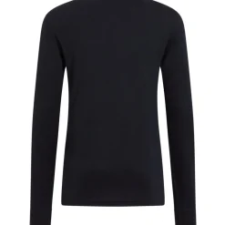 Odlo Natural Merino 200 Crew Neck Hemd met Lange Mouwen Heren - zwart