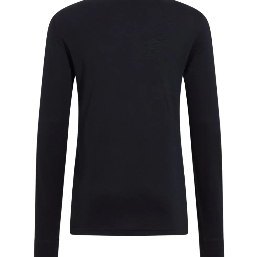 Odlo Natural Merino 200 Crew Neck Hemd met Lange Mouwen Heren - zwart