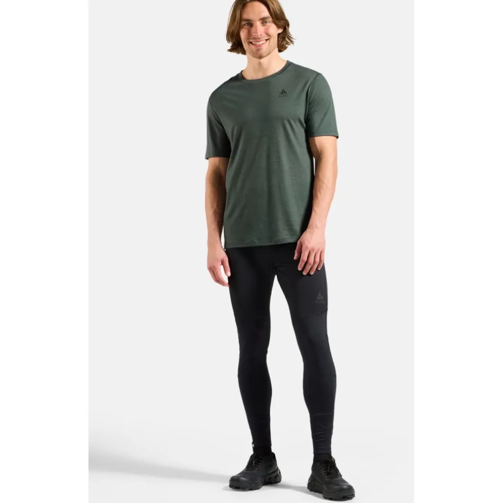 Odlo Natural Merino 160 Hemd met Korte Mouwen Heren - urban chic