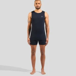 Odlo Natural Merino 160 Hemd zonder Mouwen Heren - zwart