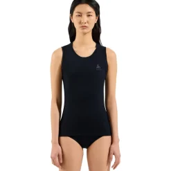 Odlo Natural Merino 160 Hemd zonder Mouwen Dames - zwart