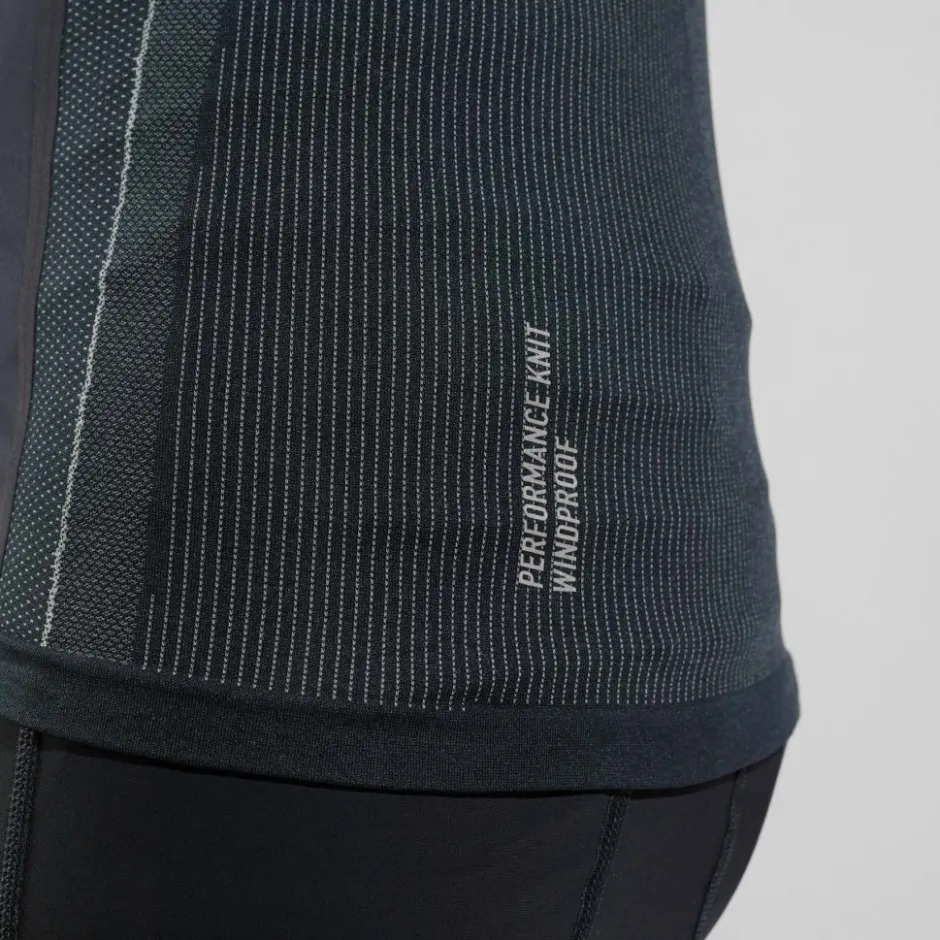 Ondershirts < Odlo Performance Windshield Light Fietsondertop met Lange Mouwen Heren - zwart - concrete grey