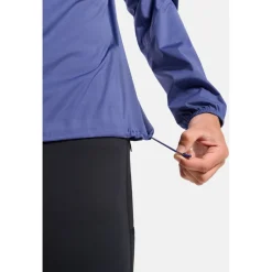 Odlo X-Alp Performance Knit Waterdichte Hardloopjack Heren - skipper blue