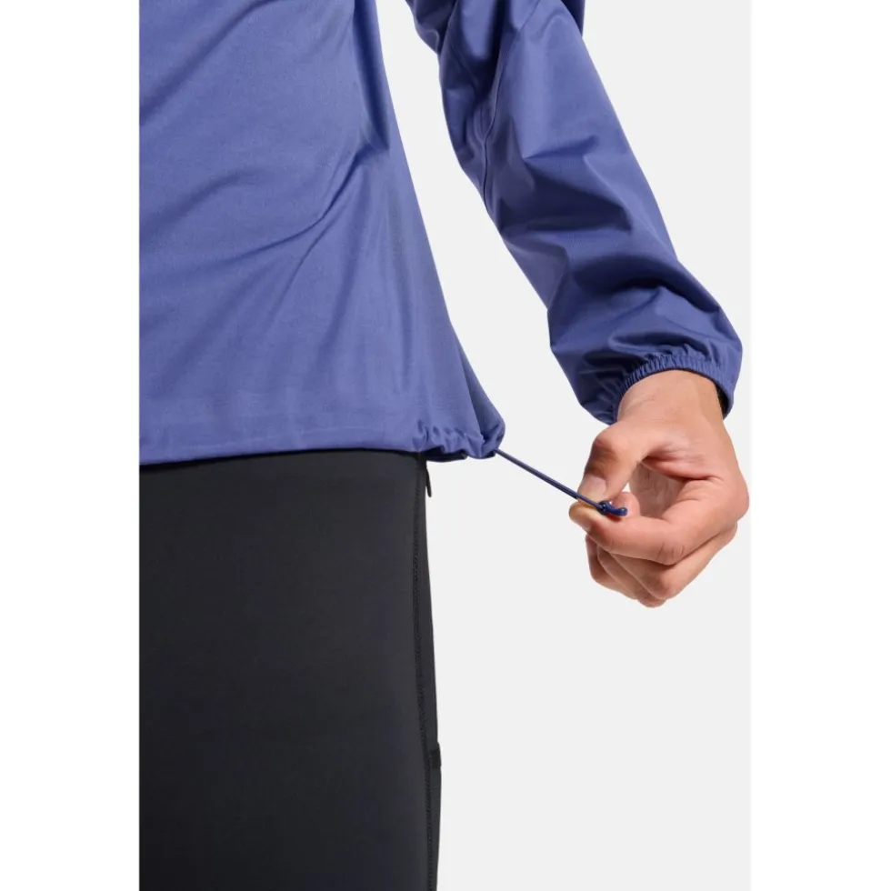 Odlo X-Alp Performance Knit Waterdichte Hardloopjack Heren - skipper blue