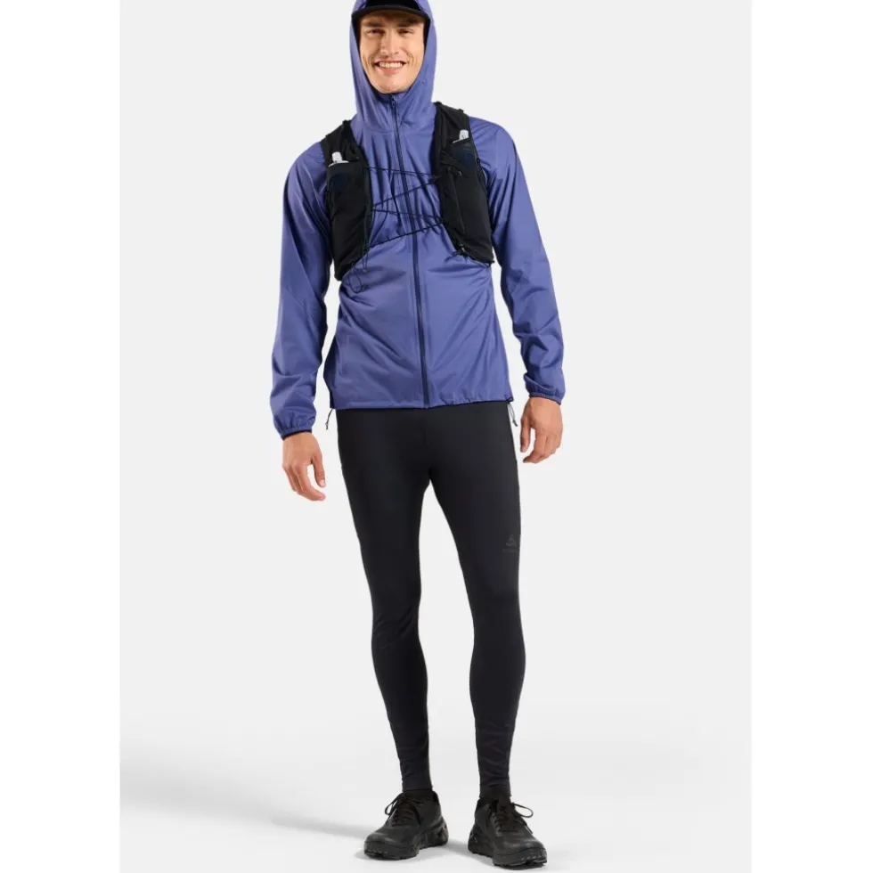 Odlo X-Alp Performance Knit Waterdichte Hardloopjack Heren - skipper blue