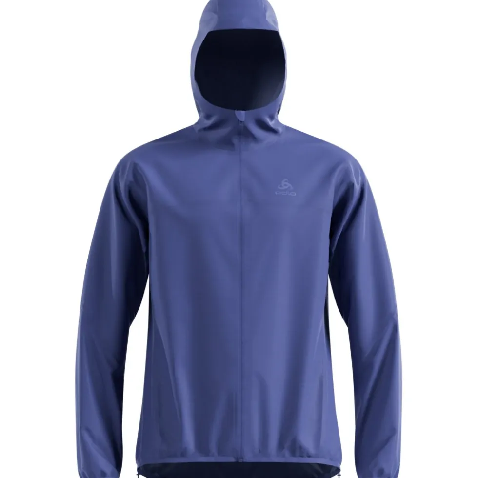 Odlo X-Alp Performance Knit Waterdichte Hardloopjack Heren - skipper blue