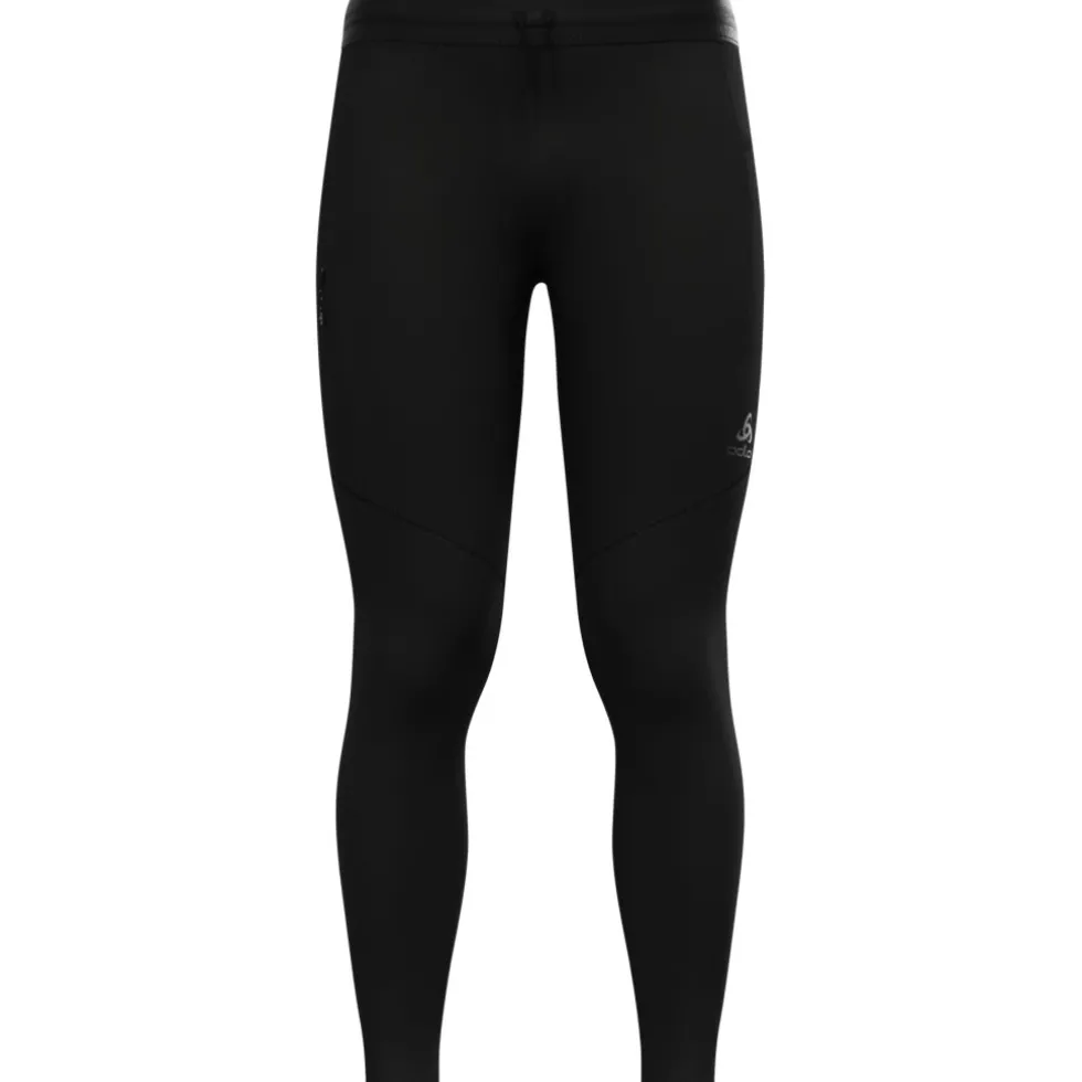 Odlo Zeroweight Pro Warm Winddichte Langlauftight Heren - zwart