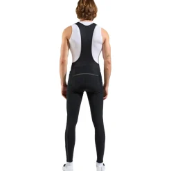 Odlo Zeroweight X-Warm Fietsbroek met Bretels Heren - zwart