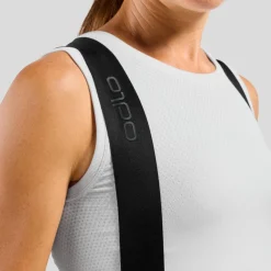 Odlo Zeroweight X-Warm Fietsbroek met Bretels Dames - zwart