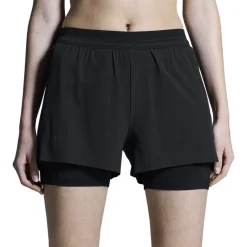 Broeken & Rokken < On Running On 3" Perforance 2/1 Hardoophort Dae - Zwart