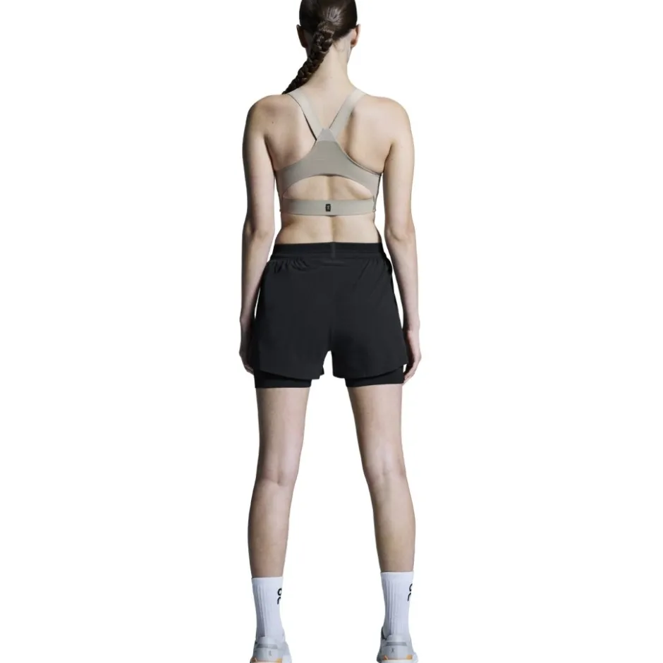 Broeken & Rokken < On Running On 3" Perforance 2/1 Hardoophort Dae - Zwart