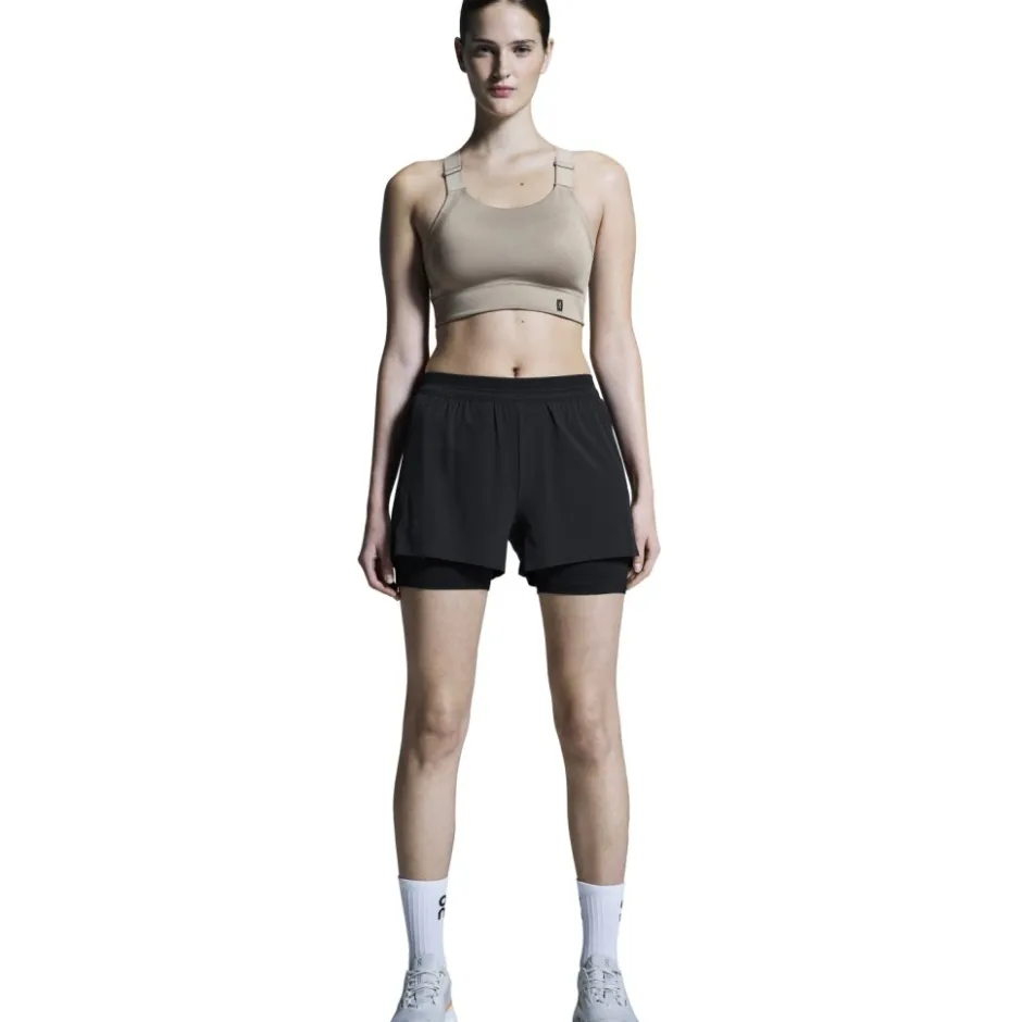 Broeken & Rokken < On Running On 3" Perforance 2/1 Hardoophort Dae - Zwart