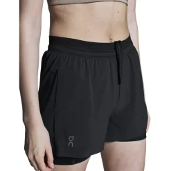 Broeken & Rokken < On Running On 3" Perforance 2/1 Hardoophort Dae - Zwart