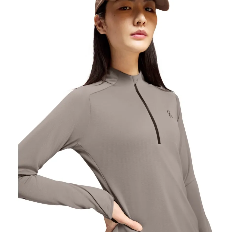 T-Shirts En Tops|Shirts & Midlayers < On Running On Cimate Shirt met ange Mouwen Dames - Cinder