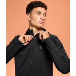 On Climate Zip Hoodie - Heren Hardloopjack - Zwart