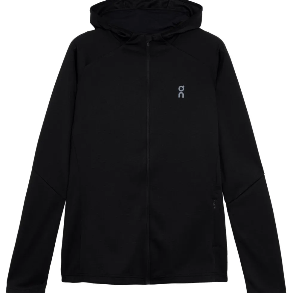 On Climate Zip Hoodie Hardloopjack Dames - Zwart