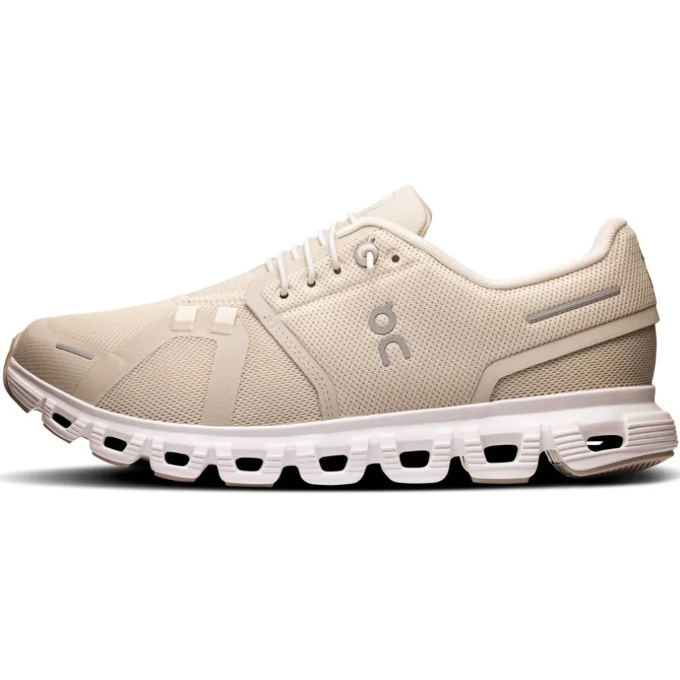 On Cloud 6 Schoenen Dames - Breed - Pearl | White