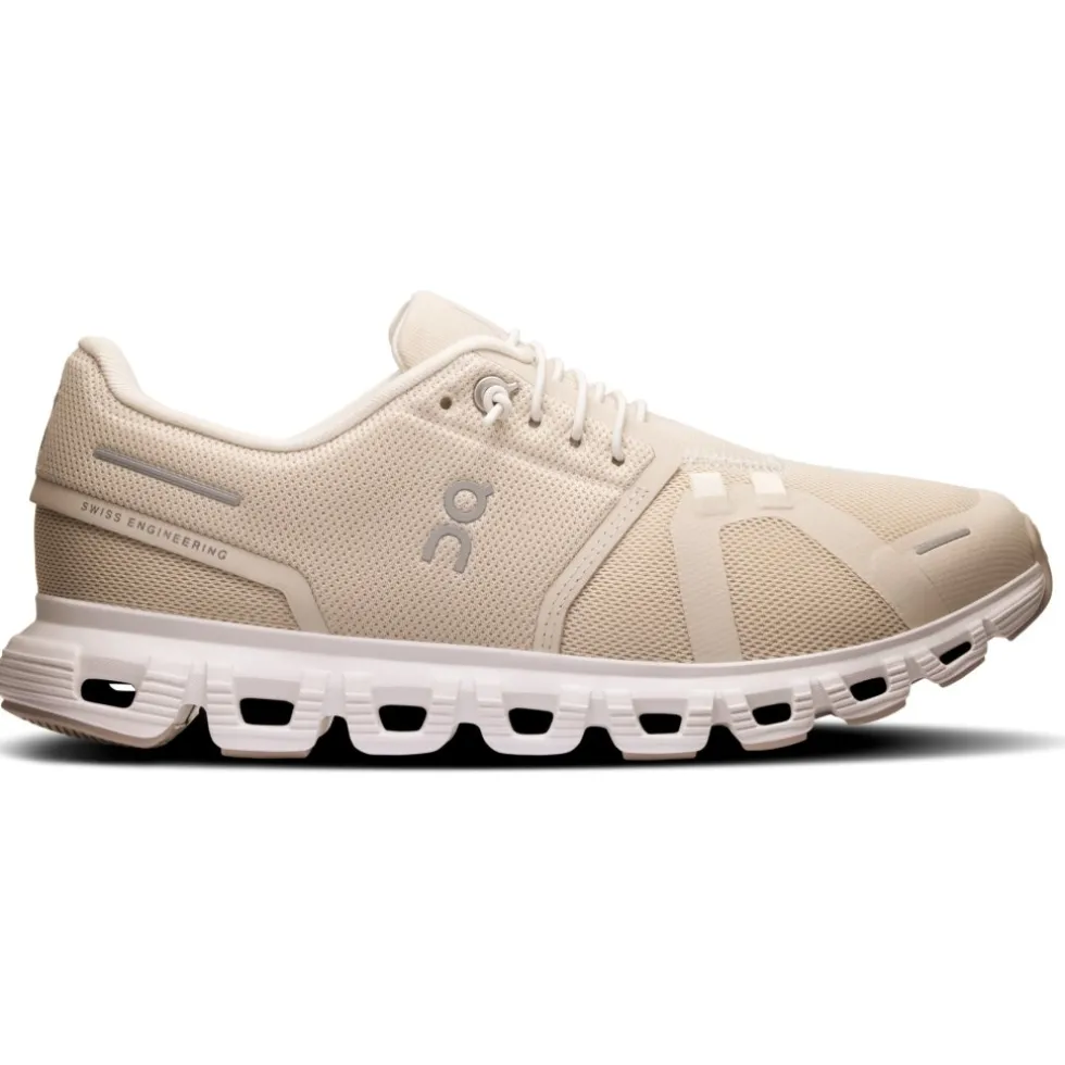 On Cloud 6 Schoenen Dames - Breed - Pearl | White