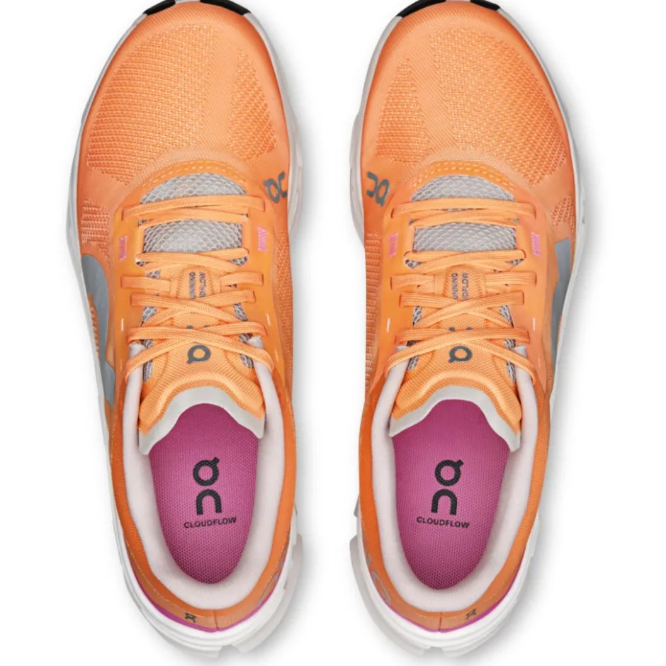 Hardloopschoenen Voor Op De Weg|Schoenen < On Running On Cloudflow 5 Hardloopschoenen Dames - Tangerine | Silver