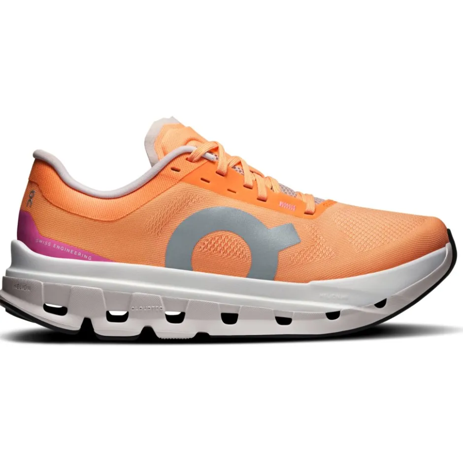 Hardloopschoenen Voor Op De Weg|Schoenen < On Running On Cloudflow 5 Hardloopschoenen Dames - Tangerine | Silver