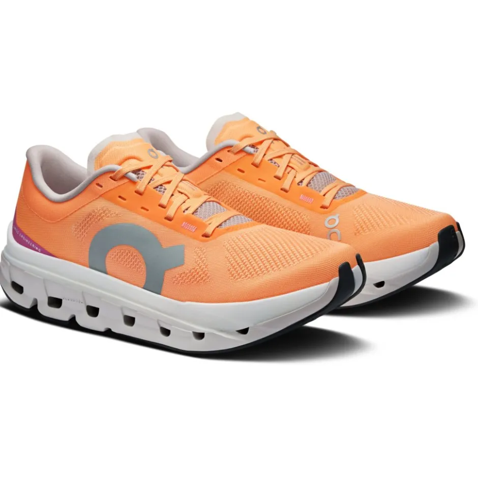 Hardloopschoenen Voor Op De Weg|Schoenen < On Running On Cloudflow 5 Hardloopschoenen Dames - Tangerine | Silver