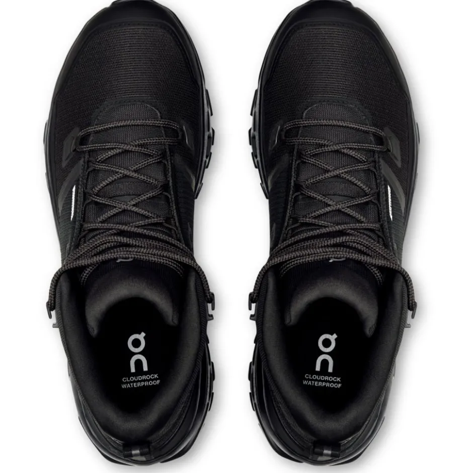 Wandelschoenen|Wandelschoenen < On Running On Cloudrock Mid Waterproof Heren Wandelboots - Zwart | Zwart